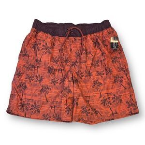 Cascade Tropical Print Swim Trunks Size Large